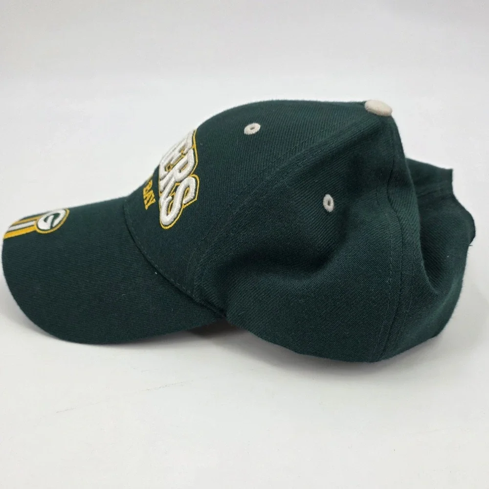 VINTAGE 90S GREEN BAY PACKERS HAT TWINS ENTERPRISES EMBROIDED GREEN NFL SPELLOUT